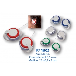 Auriculares: 1605